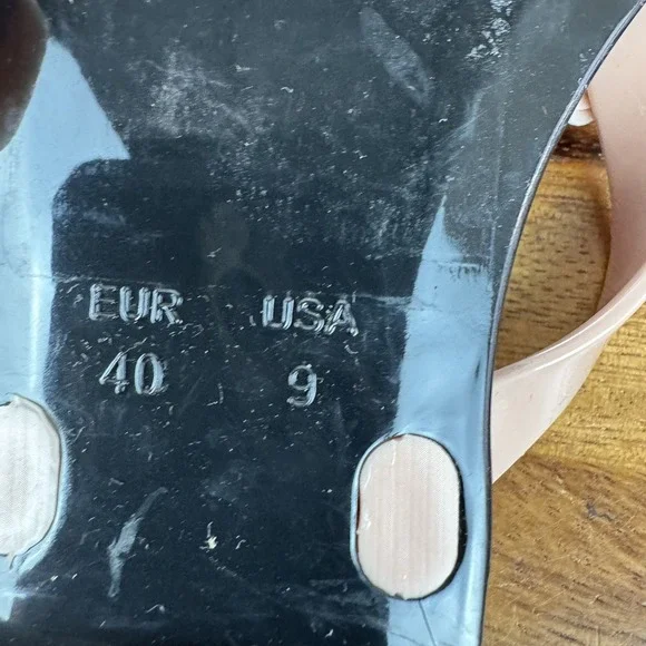 New Womens Jeffrey Campbell Floralee Pink Jelly Thong Flip Flops Sandals Size 9 - Picture 7 of 7